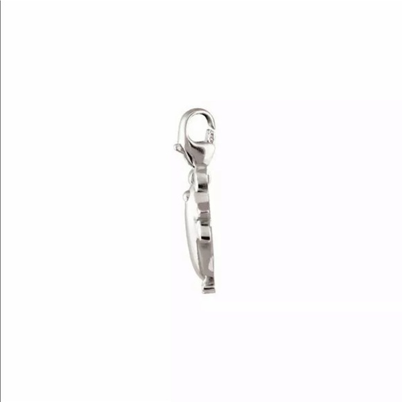 Sterling Silver Chicken Charm Lobster Clasp - Picture 2 of 2